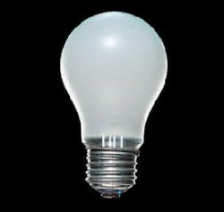 画像1: 一般電球 ホワイト形 LW100V38W/55【入数25】アサヒ