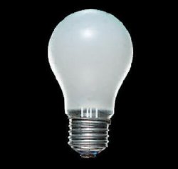 画像1: 一般電球 ホワイト形  LW100V57W/55【入数25】アサヒ